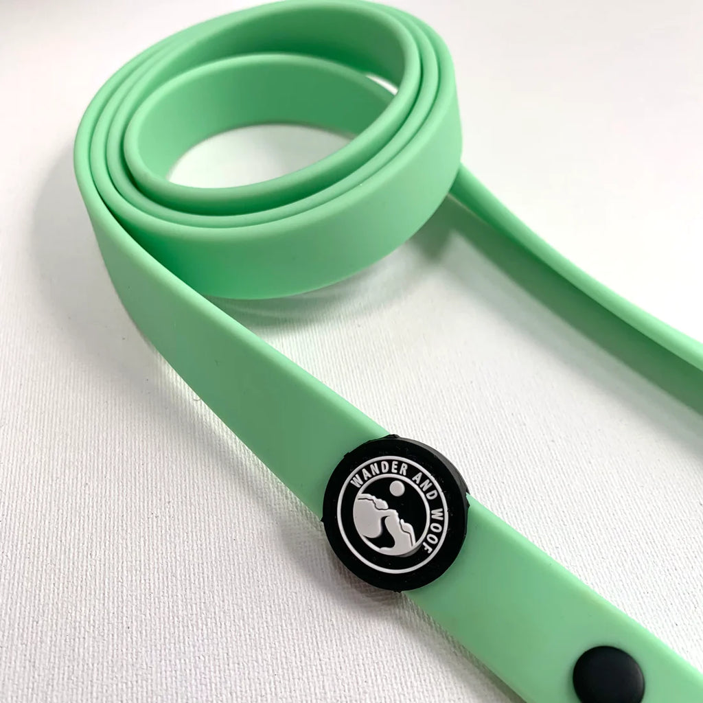 Waterproof Dog Lead (Mint) by Wander and Woof