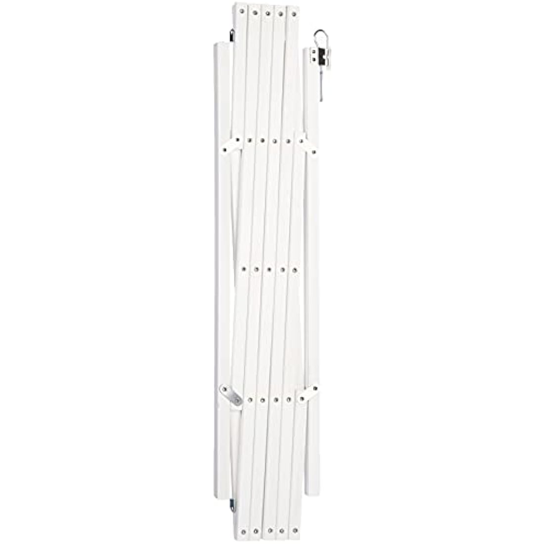 Nordlinger Pro 742001 Stop'Fix Extendable Wooden Pet Barrier for Dogs White