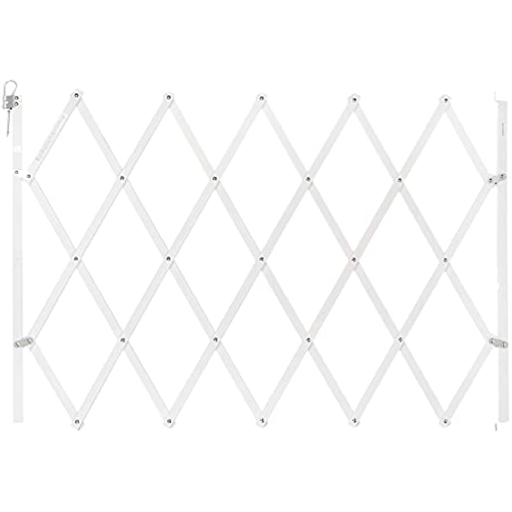 Nordlinger Pro 742001 Stop'Fix Extendable Wooden Pet Barrier for Dogs White