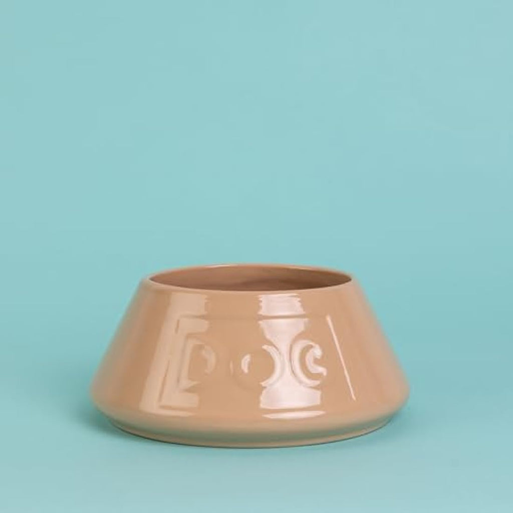 Mason Cash Cane Non Tip Lettered Stoneware Dog Bowl, 21 cm