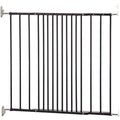 Scandinavian Pet Design Extendable Dog Gate, 62.5-106.8 cm/24.6-42 inches wide, 72 cm high, Extendable Stair Gate/Pet Gate/Safety Gate, Metal, Black, Made in Denmark
