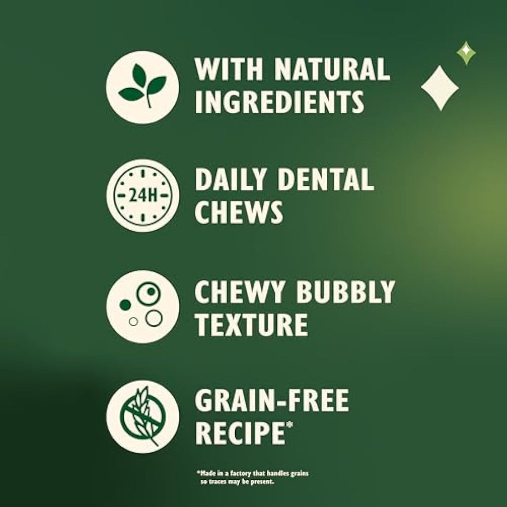 Lily's Kitchen Woofbrush Dental Chew - Natural Dental Sticks for Medium Dogs (5 Packs of 7 Chews)