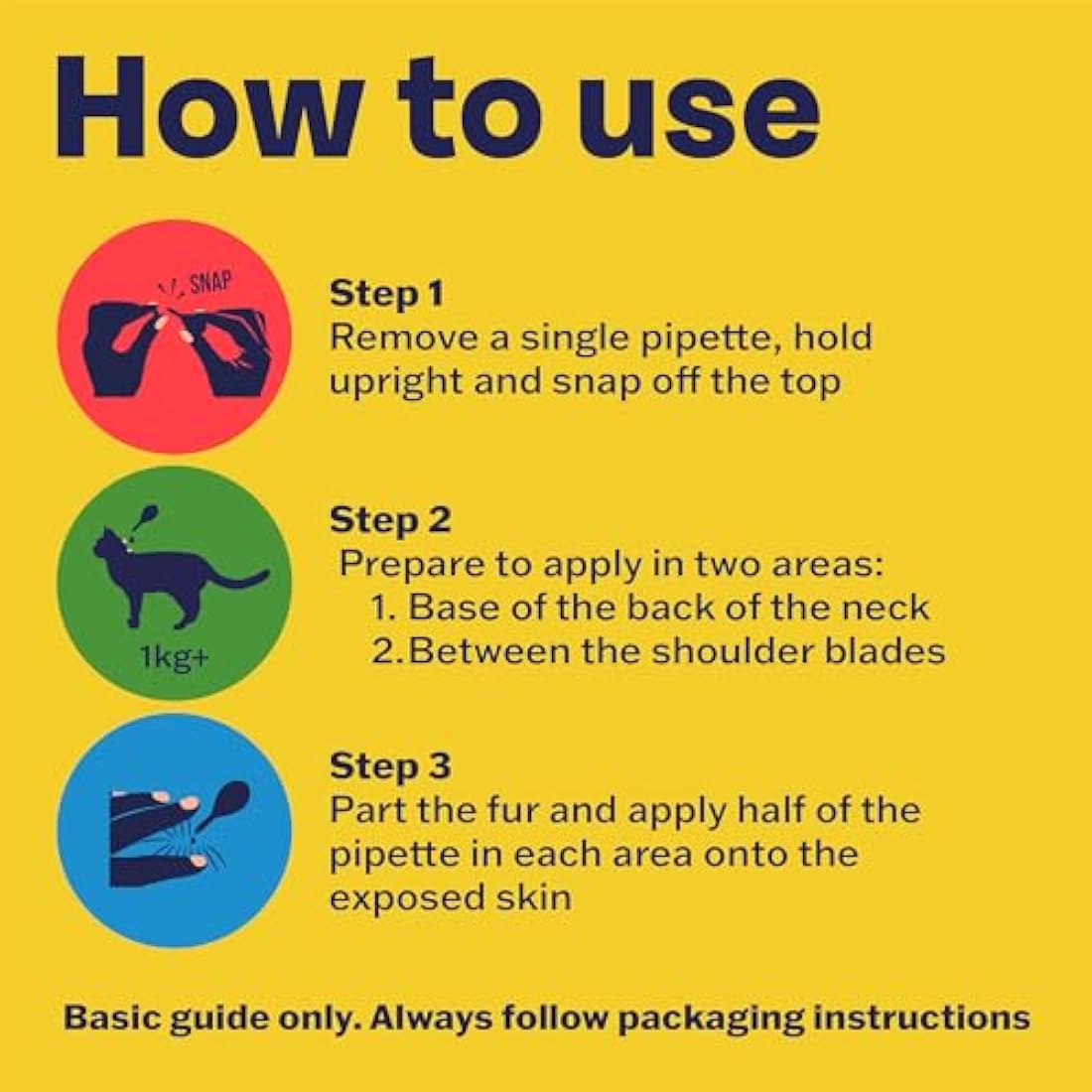 Bob Martin Clear Plus Spot On Flea Treatment for Cats and Kittens - Kills Fleas, Ticks, Lice and Flea Eggs (3 Pipettes)