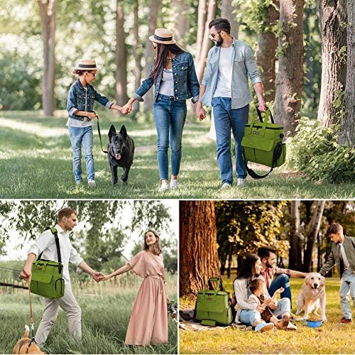 Airline Approved Pet Travel Bag, Weekend Travel Set for Dog and Cat, Tote Organizer with Multi-Function Pockets