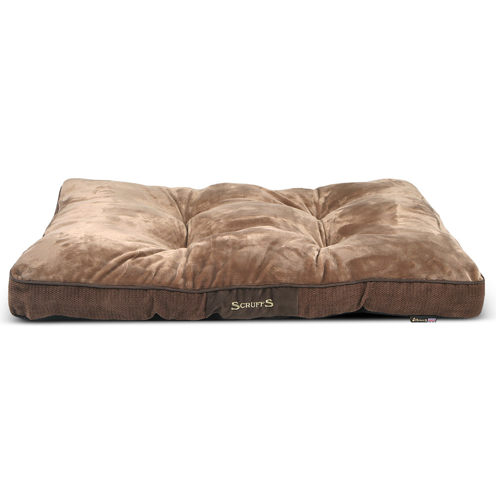 Chester Dog Mattress (in Chocolate Brown or Graphite Grey) by Scruffs