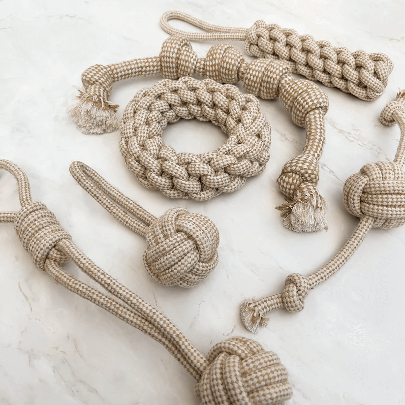 Natural Hemp Rope Dog Toys – by Furry Tails