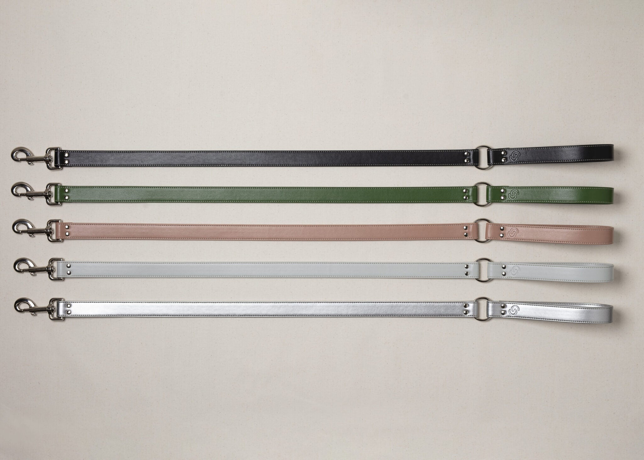 Blush Pink Dog Lead (Vegan Apple Leather) – by Skylos Collective-4